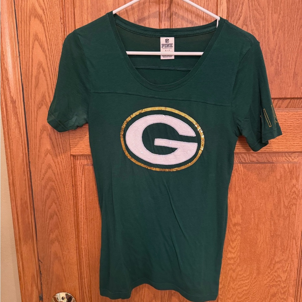 PINK Victoria's Secret Green Bay Packers Tee
